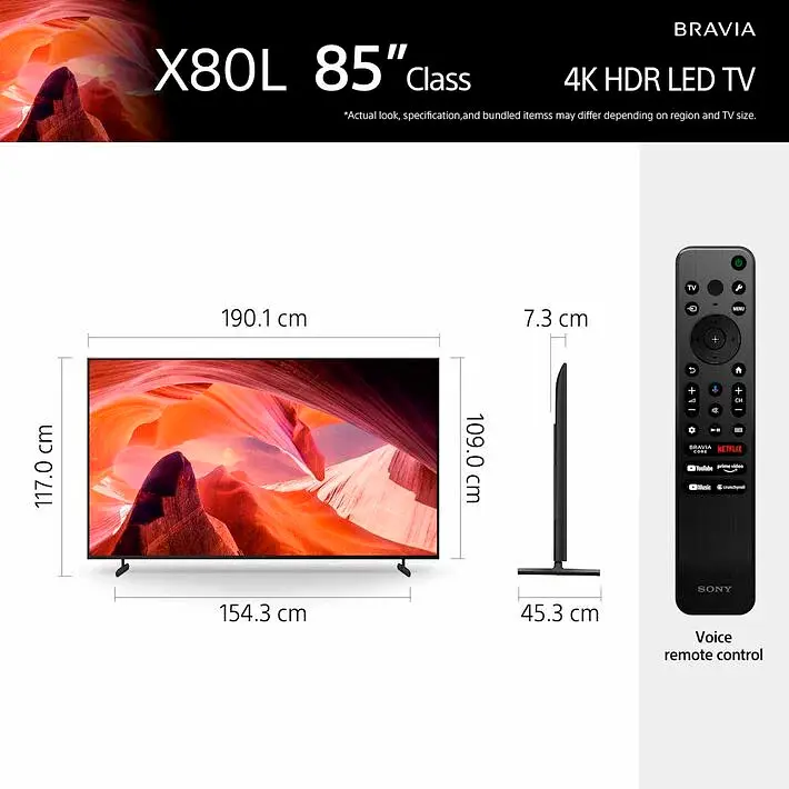 Телевизор Sony Bravia X80L 85" LED 4K [KD-85X80L] EU [94376] - фото 11