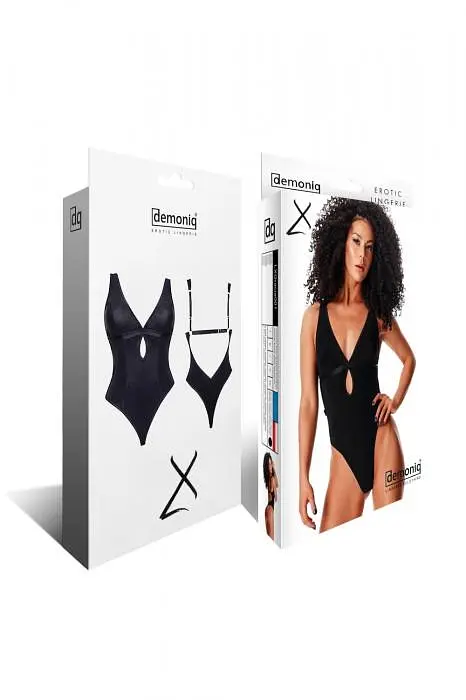 Боді Demoniq LadyX Gracia XXL чорний - фото 7