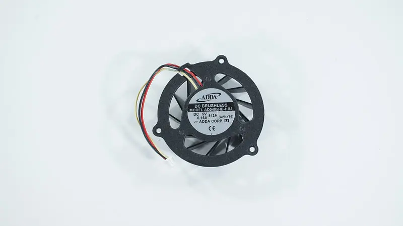 Вентилятор для ноутбука SAMSUNG X06 DC 5V 0.16A 3pin (ADDA BRUSHLESS AD0405HB-HB3 CW4Y85-GD) (Кулер) - фото 3