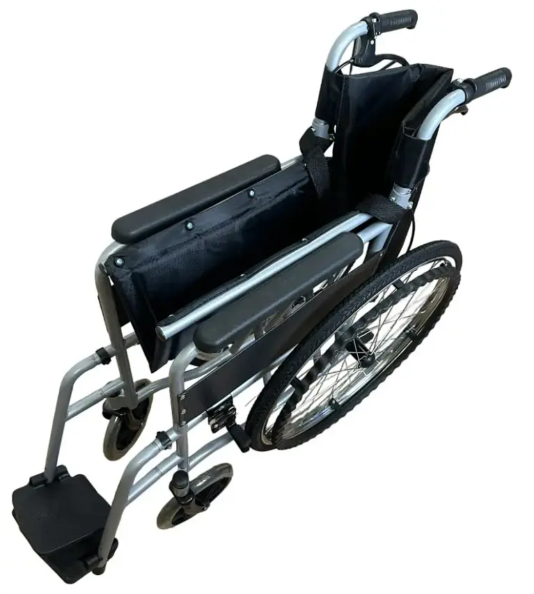 Инвалидная коляска с ручными тормозами Vera Medical для людей с ограниченными возможностями весом до 110 кг (VRM-040) - фото 2