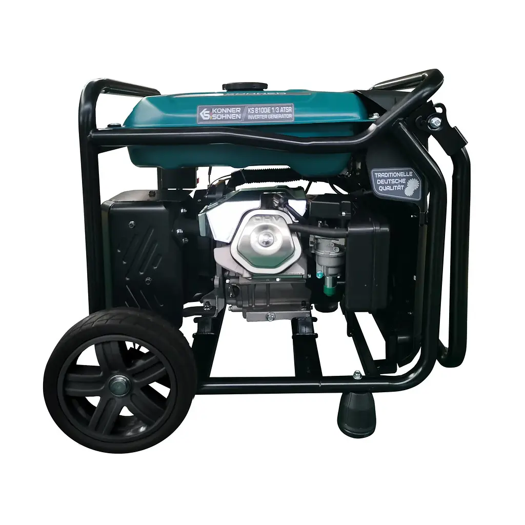 Konner & Sohnen Генератор інверторний бензиновий KS 8100iE 1/3 ATSR 230/400В 8/8.5кВт АВР(ATS) електростартер 68кг - фото 7