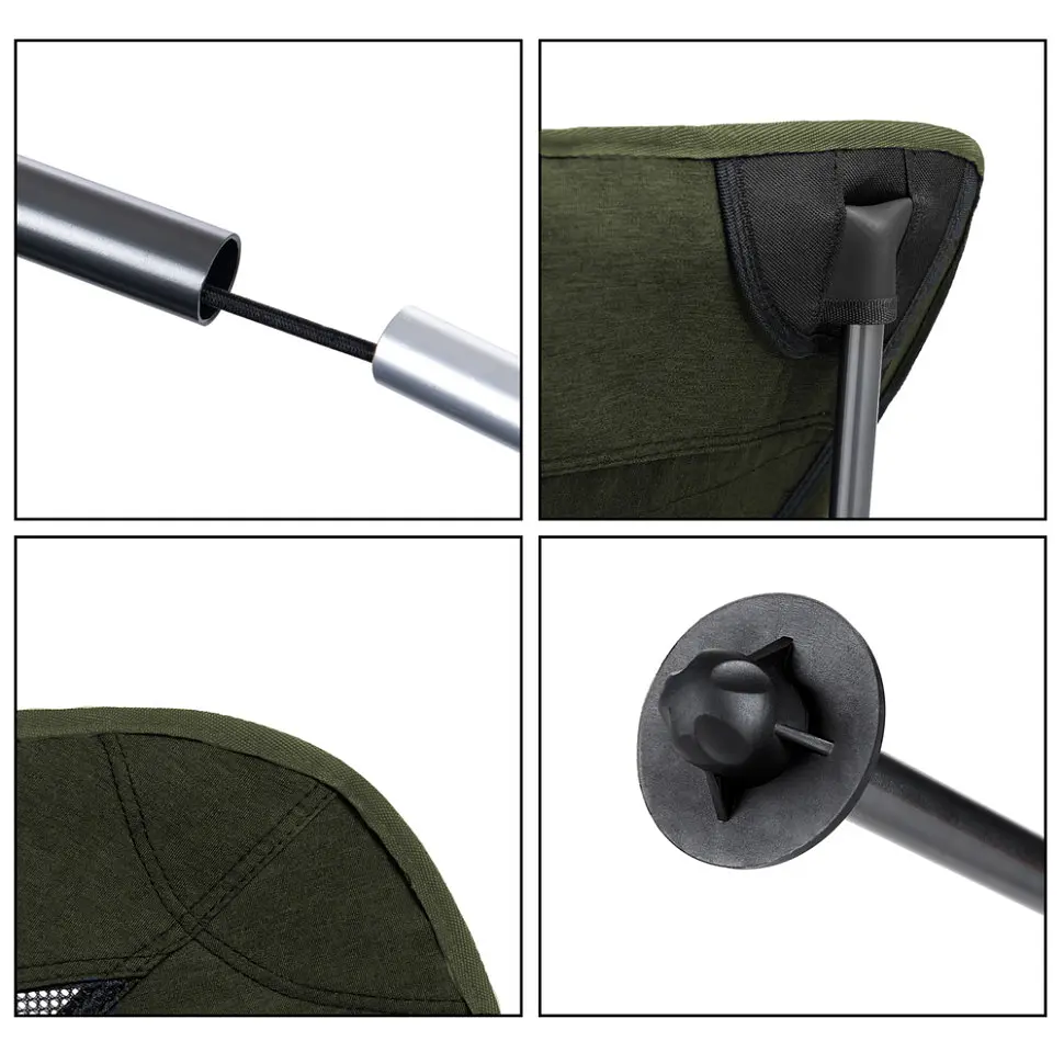 Стул складной Naturehike YL06 NH18Y060-Z зеленый - фото 6