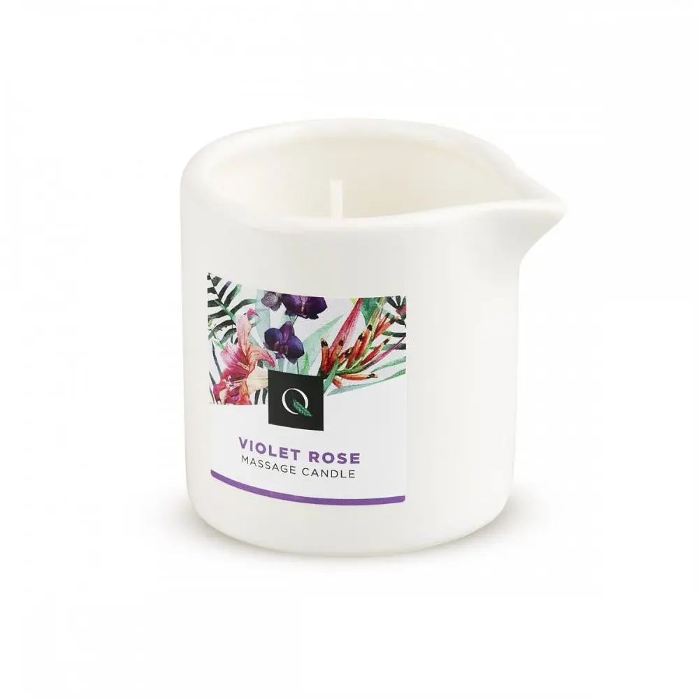 Масажна Свічка Exotiq Massage Candle Violet Rose 60 мл - фото 3