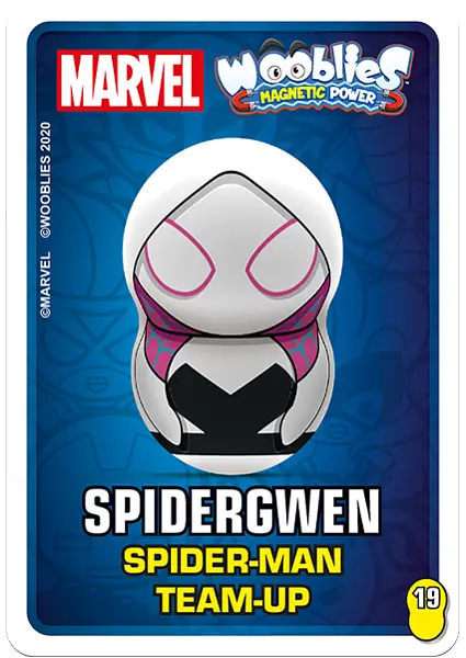 Ігровий набір Marvel Wooblies Магнітні фігурки з лончером у блістері, 3 шт. (WBM011) - фото 7