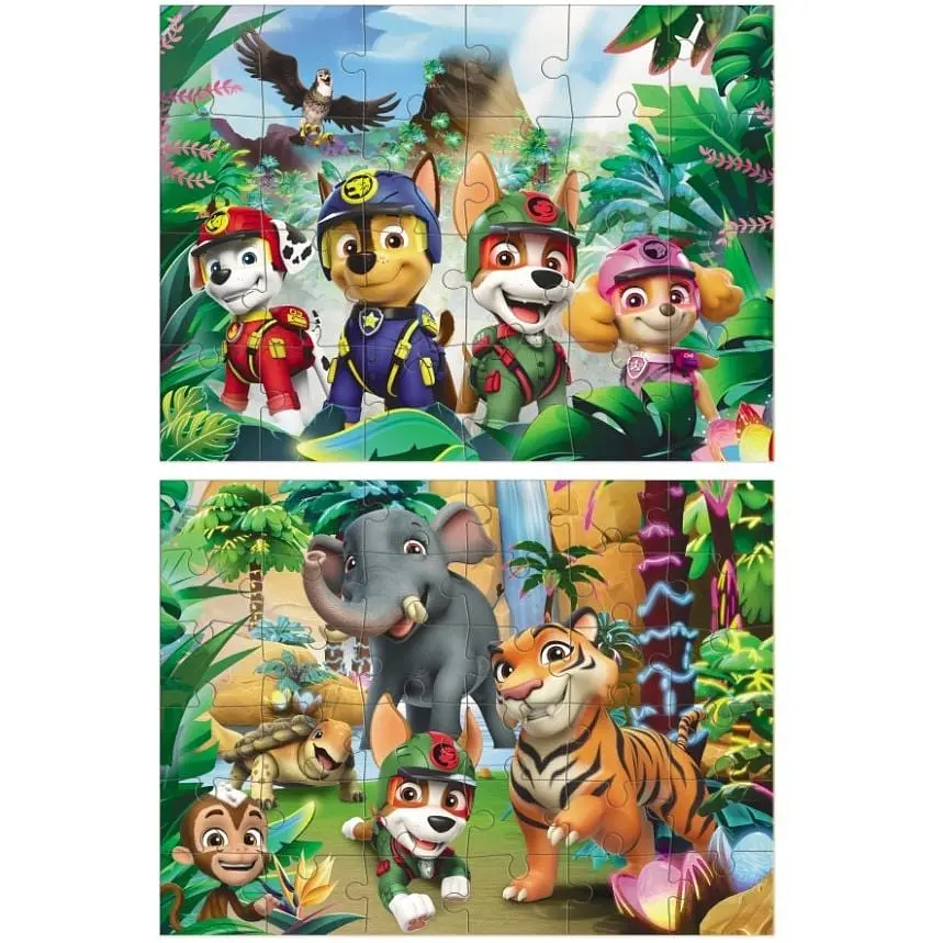 Пазл детский 2 в 1 DoDo Toys Приключения в джунглях 36 элементов (200572) - фото 2