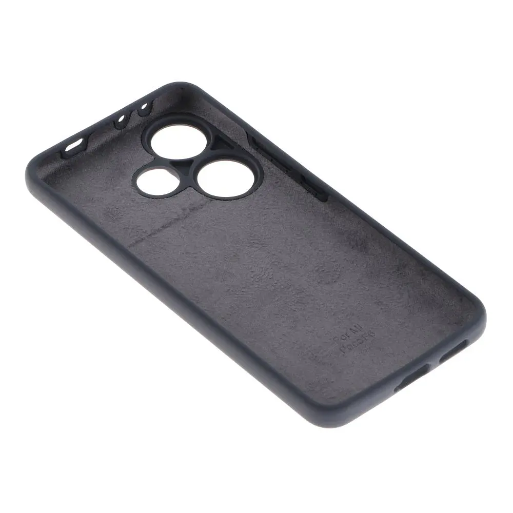 Чохол-накладка Liquid Silicone AA Xiaomi Poco F6/Redmi Turbo 3 Dark Grey (35403_3346143) - фото 3