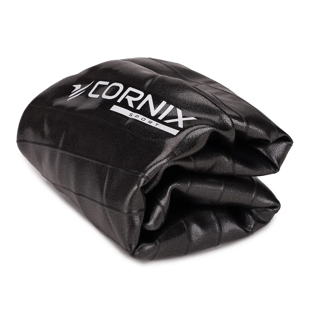 М'яч для фітнесу (фітбол) Cornix 55 см Anti-Burst XR-0014 Black - фото 2