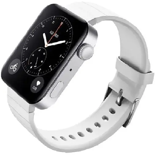 Силиконовый ремешок BeCover для Xiaomi Mi Watch / Garmin Vivoactive 3S / 4S / Venu 2С / Canyon CNS-SW71SS / Mobvoi TicWatch C2 / Withings Activite Steel / Huawei Honor S1 White (704521) - фото 2