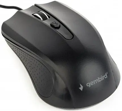 Миша Gembird MUS-4B-01, оптика, чорний USB