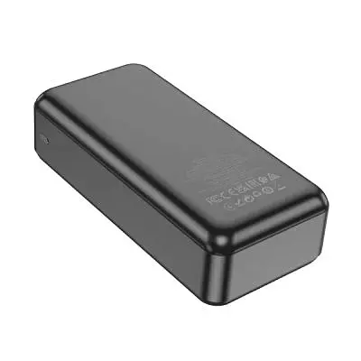 Батарея універсальна HOCO 30000mAh Astute 22.5W PD QC Black (J101B / 714732) - фото 3