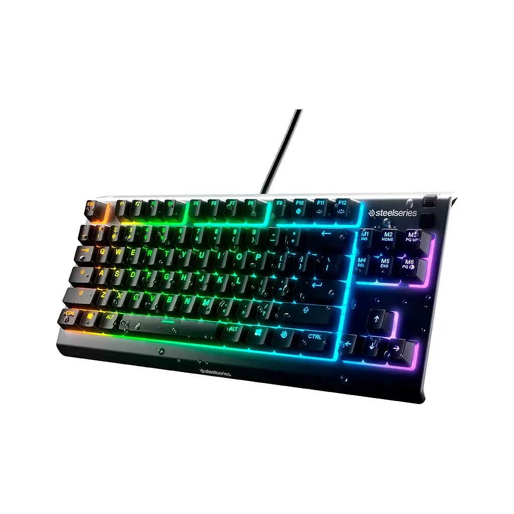 Клавіатура SteelSeries Apex 3 TKL UA USB Black (64831) - фото 3