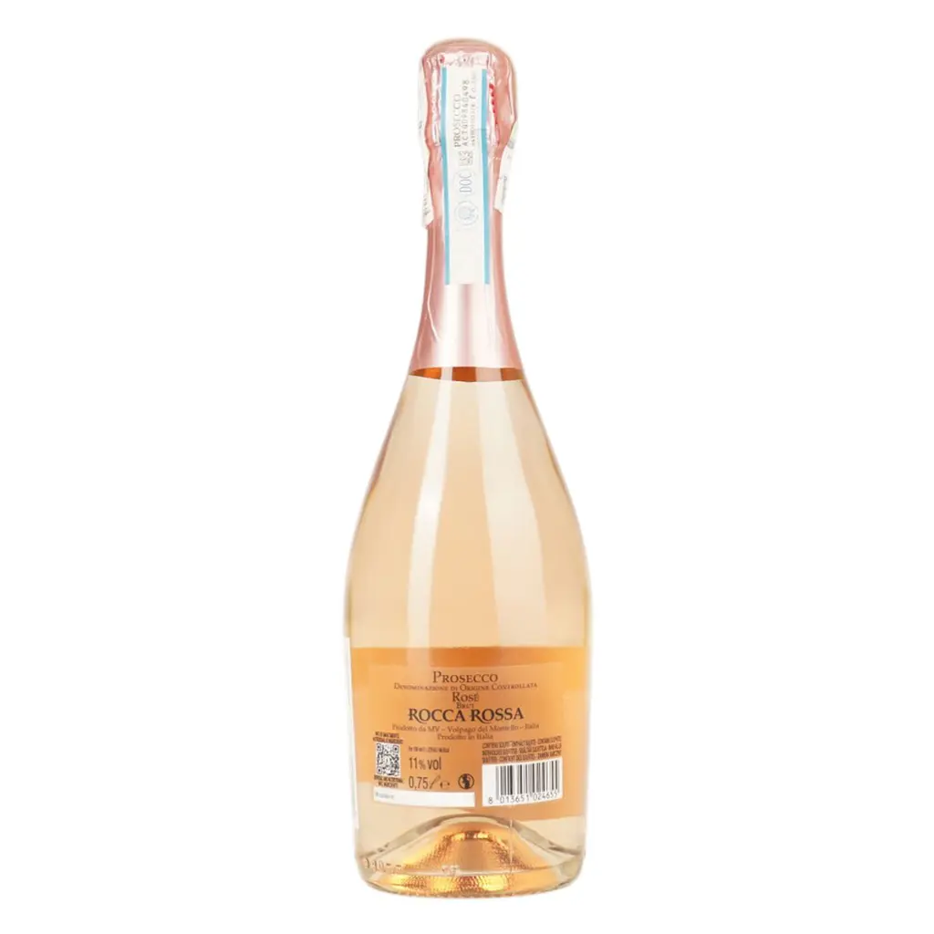 Вино ігристе Rocca Rossa Prosecco Rose Brut DOC, рожеве, брют, 0,75 л - фото 2