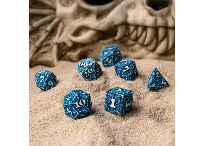 Набір кубиків Dracopolis Dice Set - The Himalayan Sharpclaw (7 шт.) (SDCP04) - фото 3