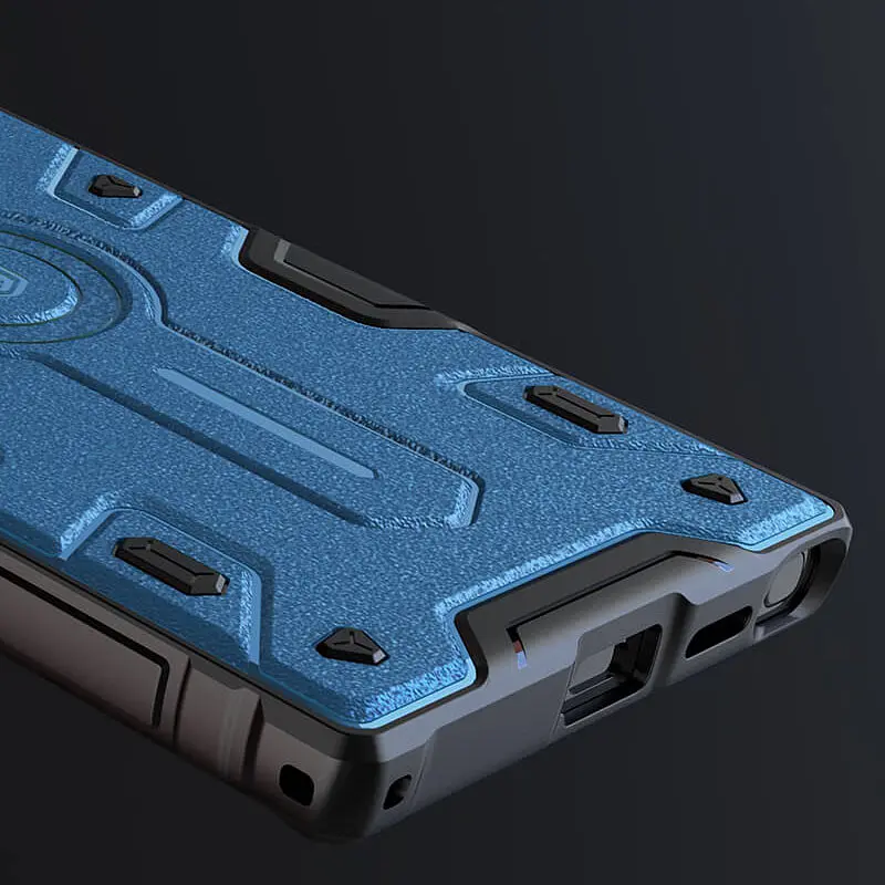 TPU+PC чехол Nillkin CamShield Armor Prop для Samsung Galaxy S24 Ultra Blue - фото 8