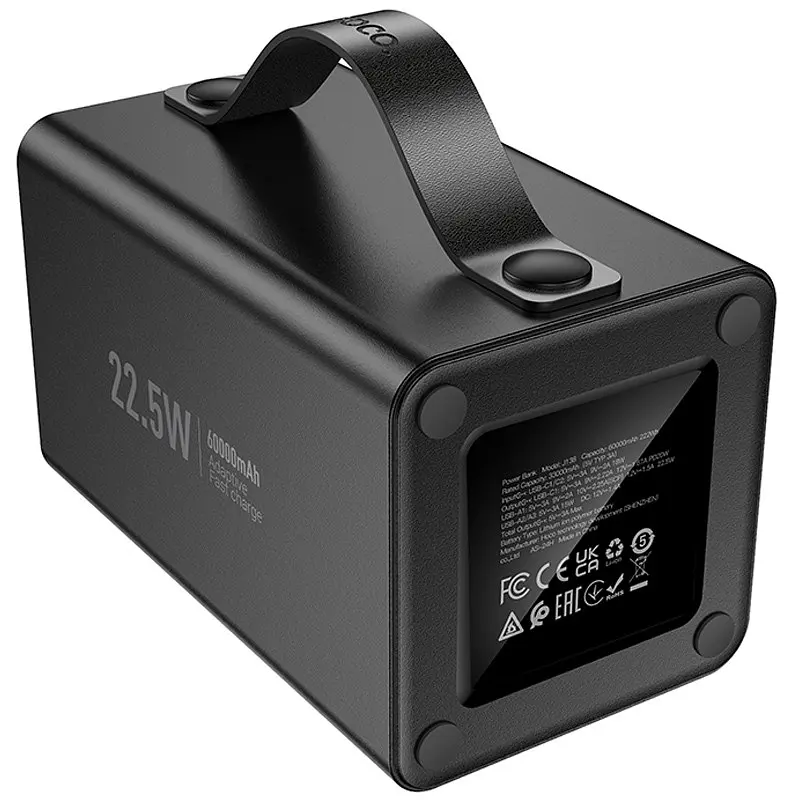 Портативное ЗУ Power Bank Hoco J138 22.5W+PD20W+DC12V 60000 mAh - фото 3
