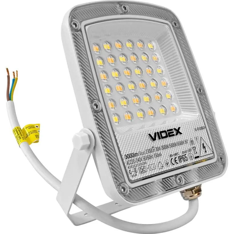 Світлодіодний прожектор Videx F5 30W White (VL-F5-030CW) [168710] - фото 3