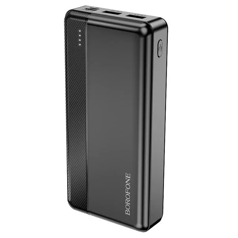 Внешний аккумулятор Borofone BJ24A 20000mAh 2USB и Type-C черный - фото 2