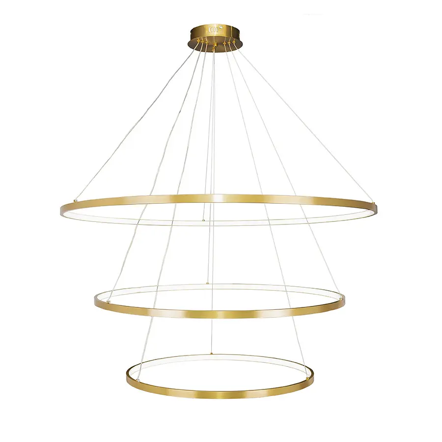 Люстра стельова LED Levistella 7529832-3A BRONZE LED (600+800+1000), 164W, три режими світла, бронзовий метал, сучасний стиль для - фото 2
