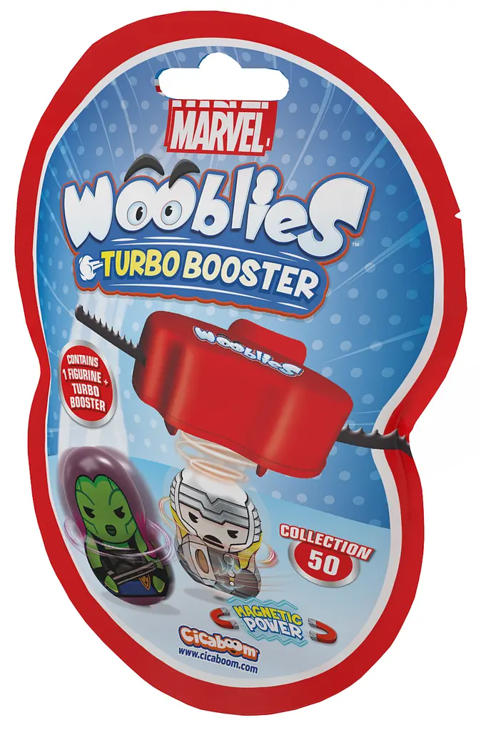 Магнітні фігурки з лончером у пакеті 2шт Marvel Wooblies (6634809) - фото 2