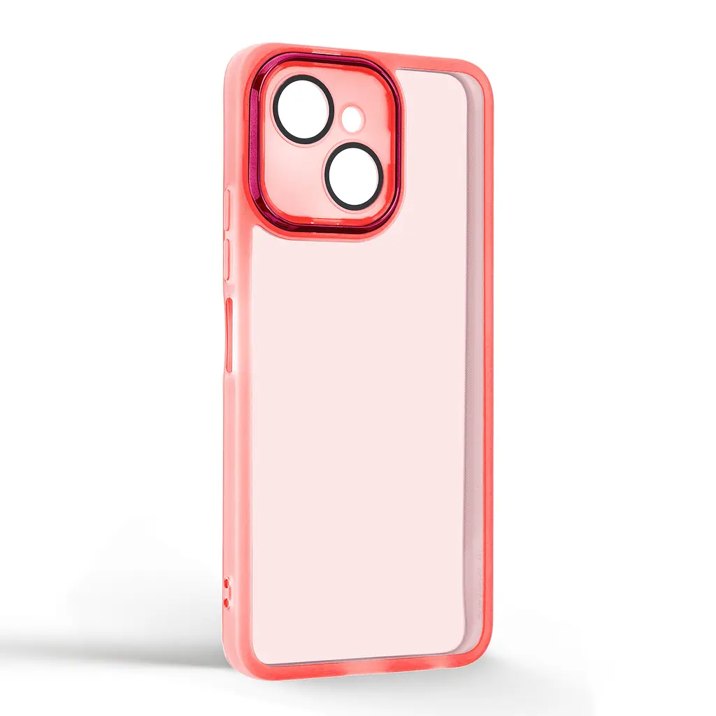 Защитный чехол для TECNO Spark 40C 4G, Shade, розовый, TPU+PC, матовый, защита всего корпуса, панель-накладка, противоударный, с большими бортами, амортизирует удары при падениях, ArmorStandart (ARM87906) - фото 2