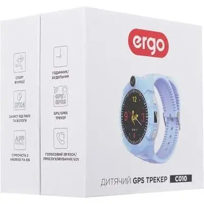 Смарт-годинник Ergo S02 дитячий з GPS-трекером Wi-Fi та камерою (lp-87937_833) - фото 6