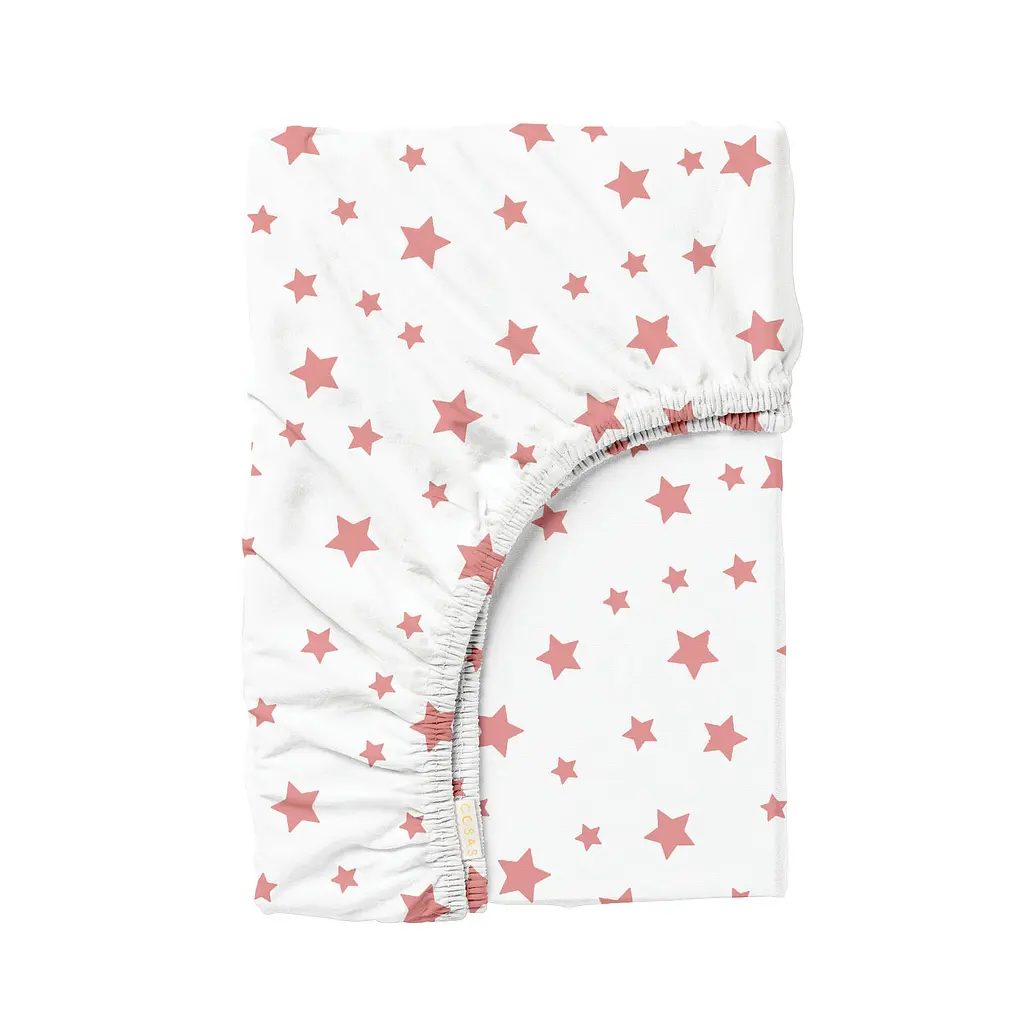 Простирадло на резинці 160х200х30 ROSE STARS COSAS (4822052205969)