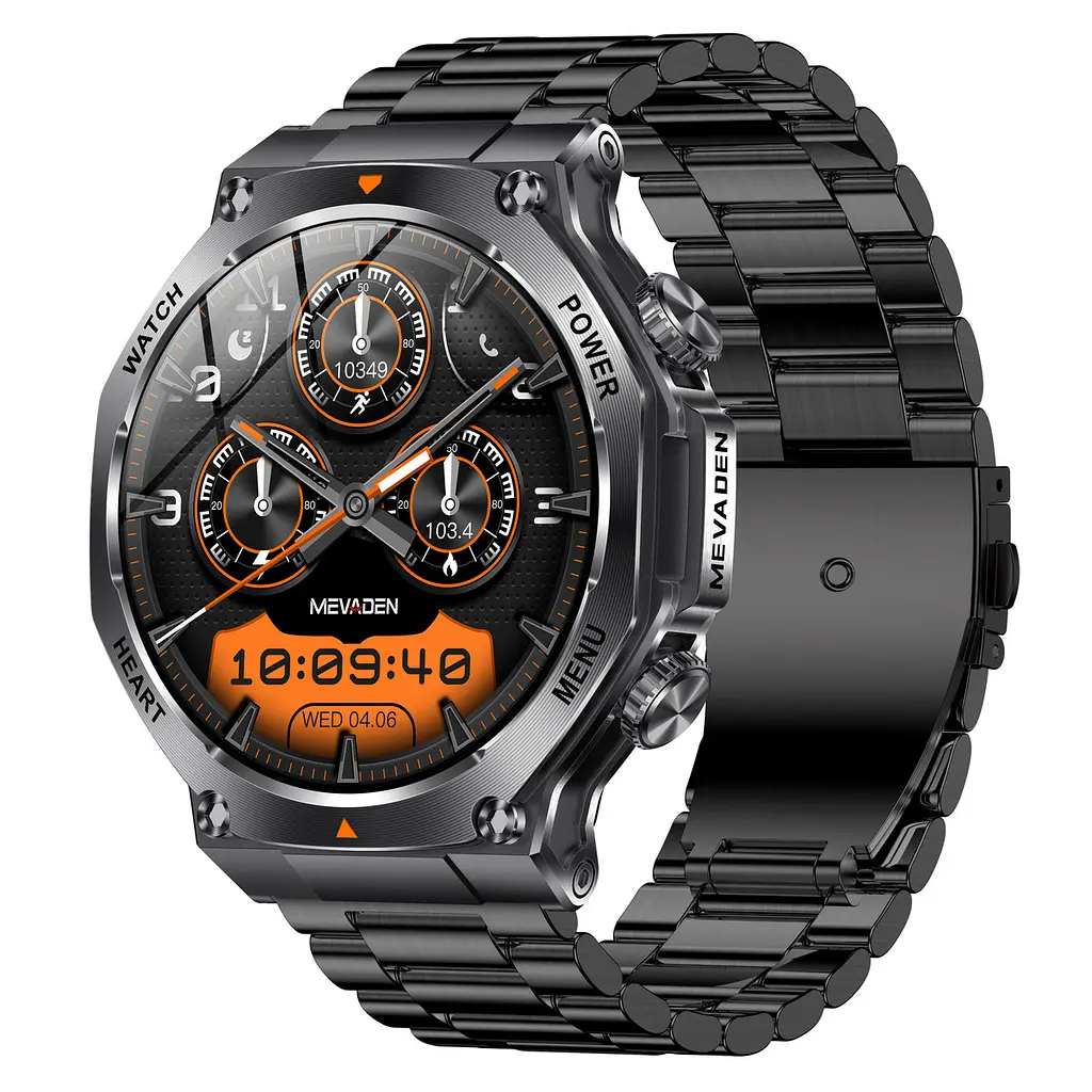 Часы Smart Mevaden Ultra Steel, 2 ремешка - фото 8