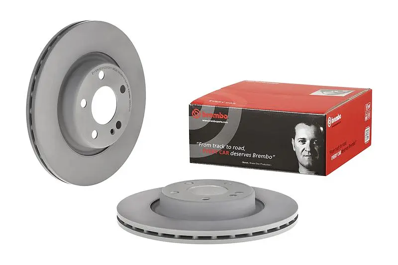 Диск тормозной вентилируемый Mercedes E-class, C-class, Glc, Cls 13-25г Brembo ( 09.D533.13 ) - фото 2