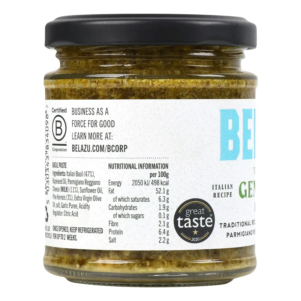 Соус Belazu Pesto Genovese Traditional 165 г - фото 3