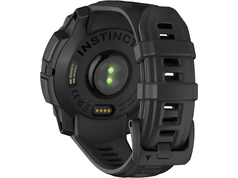 Смарт-годинник Garmin Instinct 3 45mm Solar Black with Black Band (010-02934-00) - фото 4