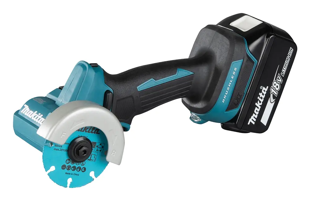 Шліфмашина кутова акумуляторна Makita DMC300Z (76 мм, 20000 об/хв, BL, LXT, без акумуляторів та зарядного пристрою) - фото 3