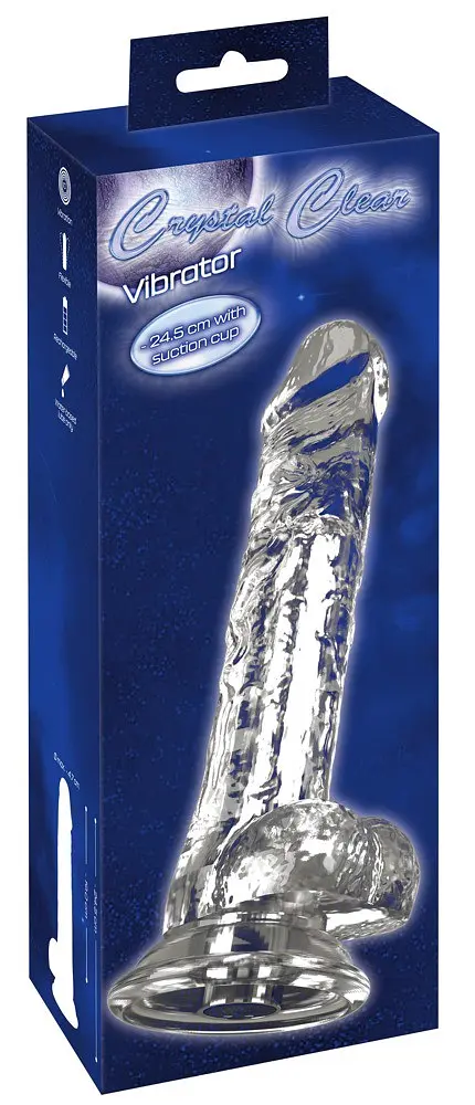 Вібратор - Crystal Clear Vibrator 24.5 см