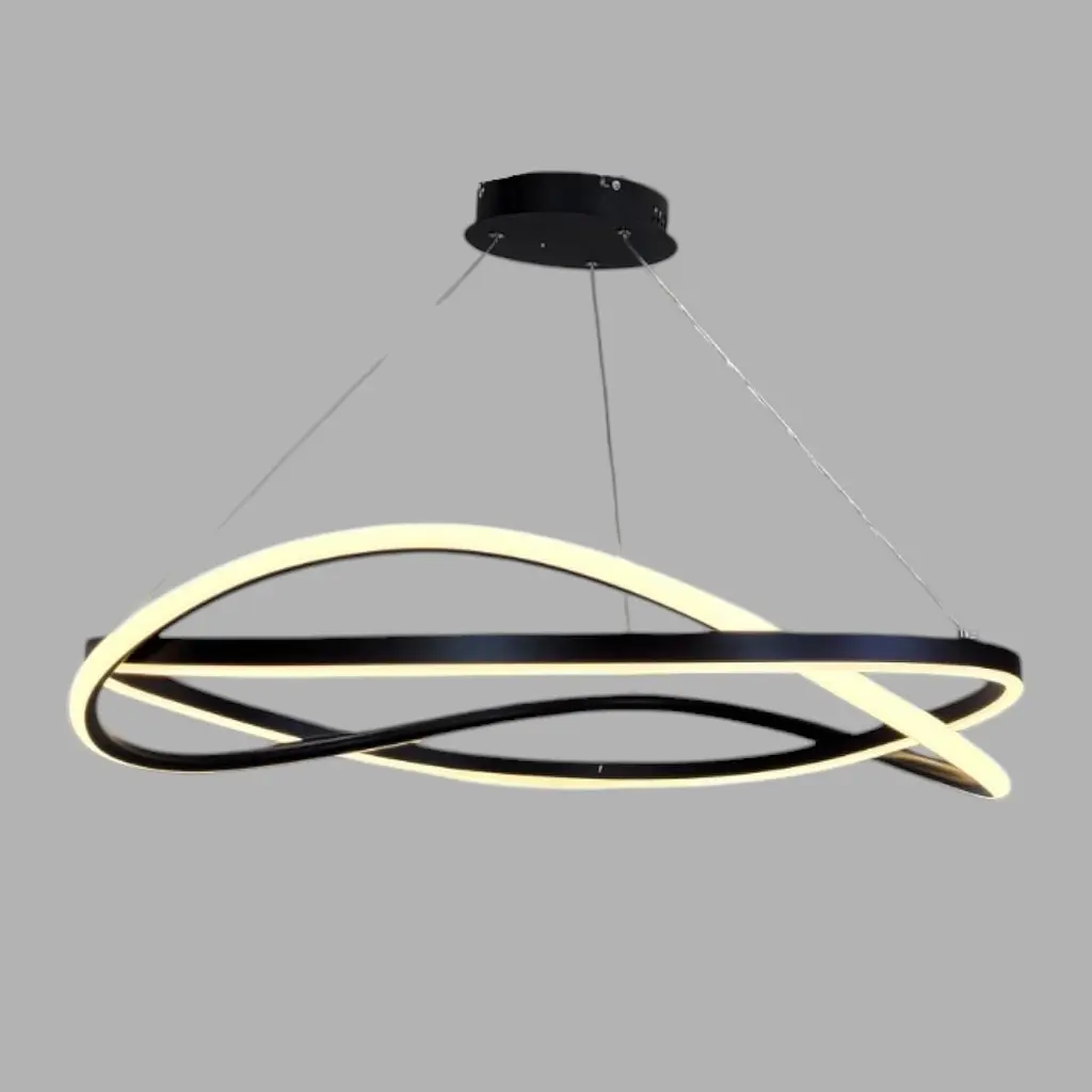 Стильна підвісна LED-люстра Art 2463/600 BK - фото 6