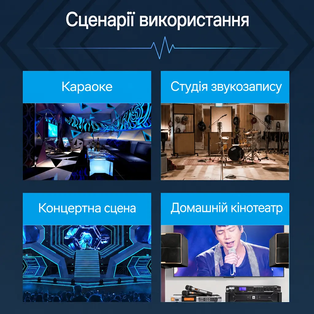Монофонічний аудіокабель Vention 1 м Інструментальний кабель Штекери TS 6,35 мм на обох кінцях Екранування алюмінієвою фольгою та металевим обплетенням Посилений вузол біля штекера Позолочені штекери Чорний із синіми та золотистими акцентами (BAABF) - фото 10