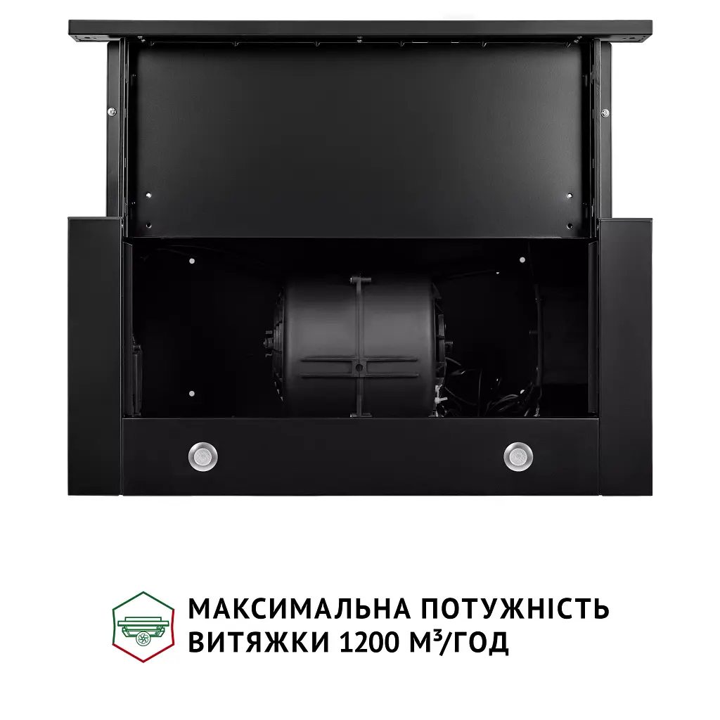 Витяжка телескопічна PERFELLI ISEO 6PMF NERO - фото 7