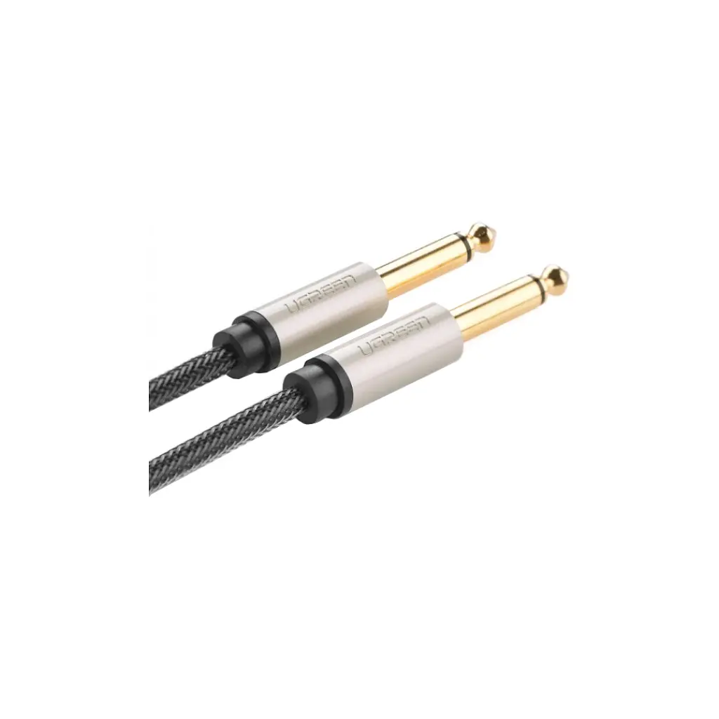 Кабель мультимедійний 6.35mm M to 6.35mm M 2.0m AV128 gray Ugreen (10638) - фото 3