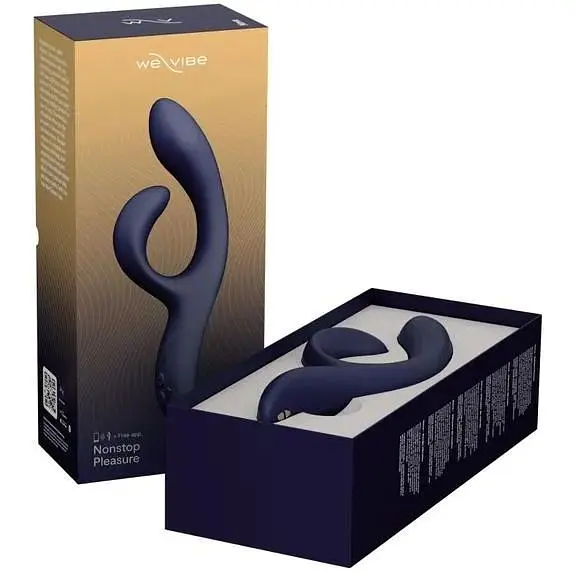 Смарт-вибратор кролик We-Vibe Nova Midnight Blue регулируемый угол наклона ствола - фото 7