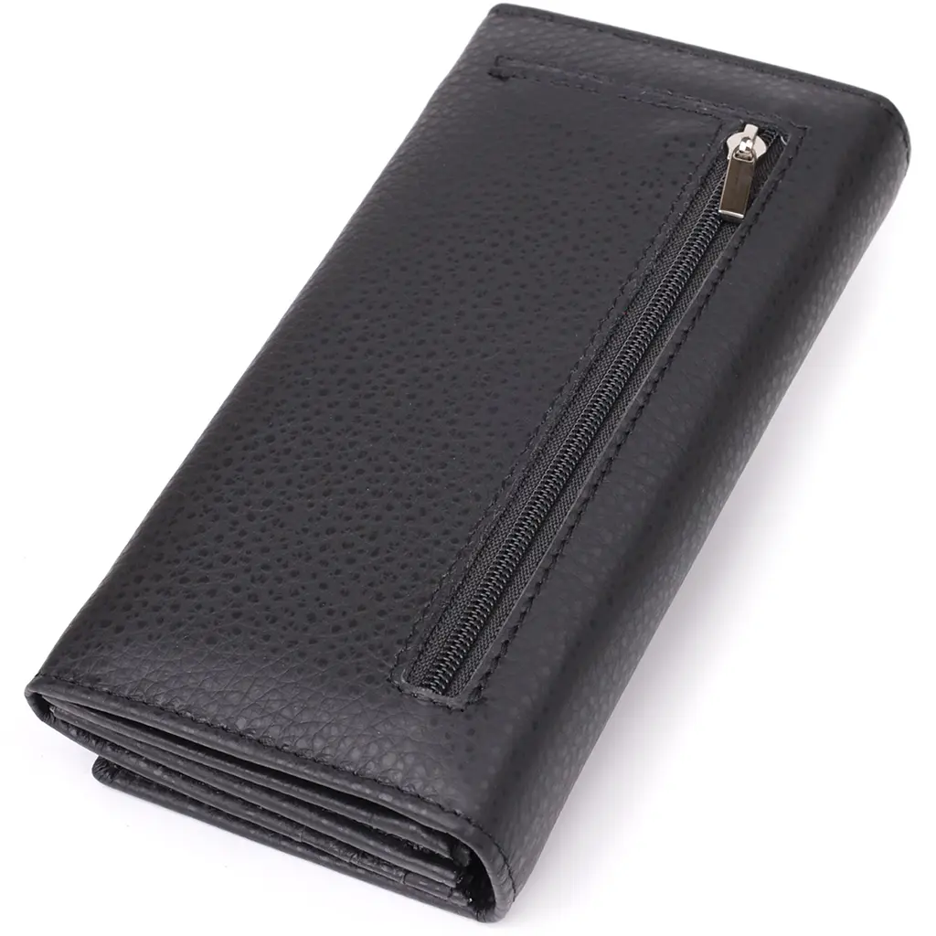 Вертикальный женский кошелек из натуральной кожи ST Leather 17.5х9х3 см acs0029690 - фото 2