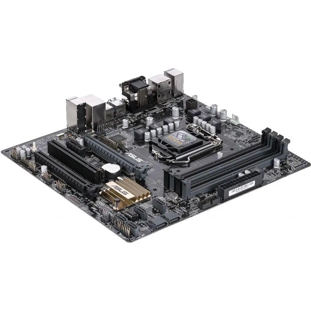 Материнська плата ASUS B150M-C (B150M-C) (Socket 1151, Intel B150, Micro-ATX) Б/в,U1 - фото 4