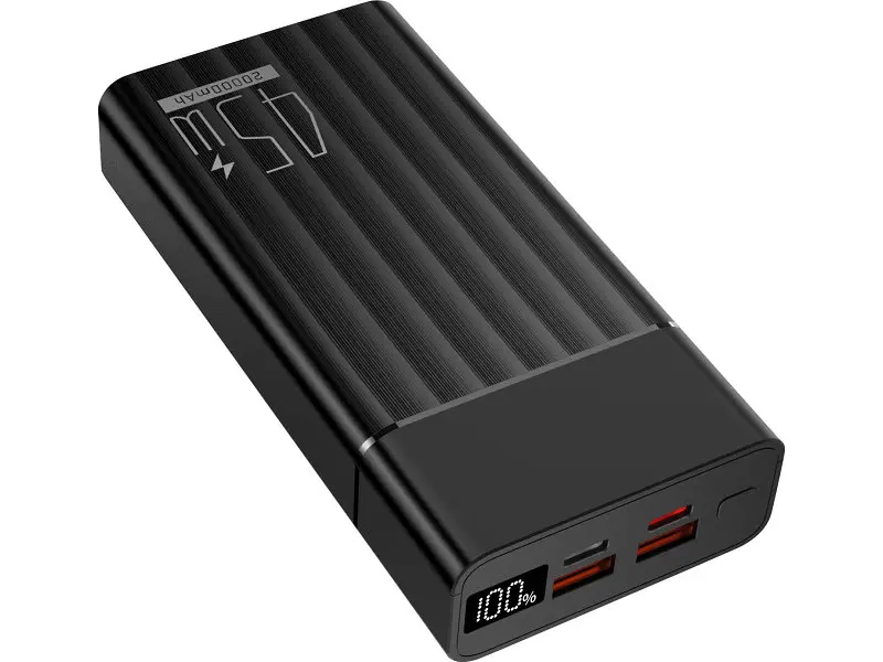 Зовнішній акумулятор (Power Bank) YENKEE YPB 2145 20000mAh 45W Black (37000116) - фото 3