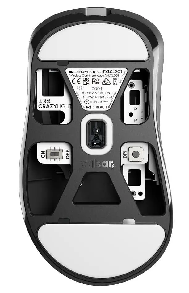 Миша PULSAR Xlite Crazylight Medium 8К Black (PXLCL201) - фото 3