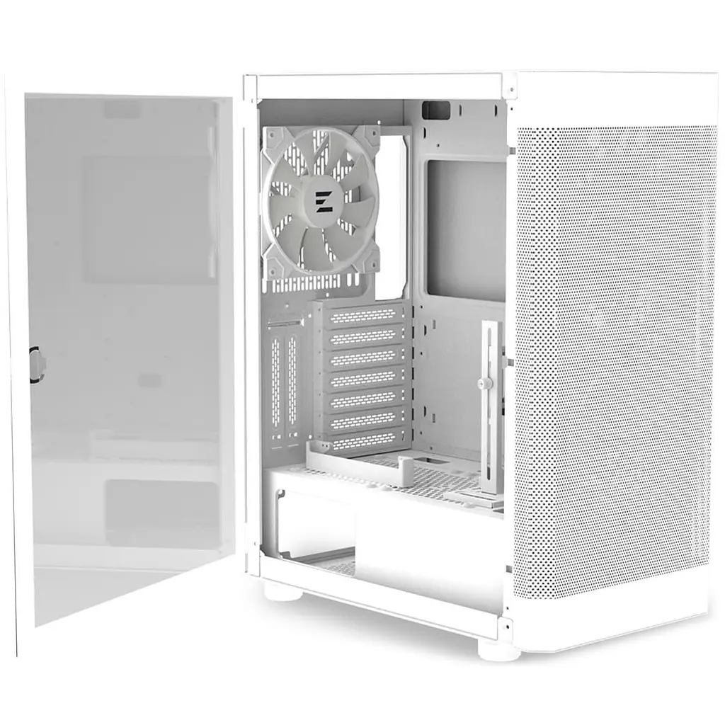Корпус Zalman I4 Tempered Glass без БЖ White (I4TGWHITE) Без БП - фото 4