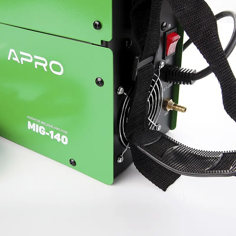Полуавтомат инверторный сварочный Apro MIG-140 + набор кабелей 30412 - фото 6