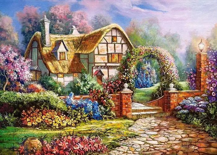 Пазл Castorland puzzle Уилштирские сады, 500 эл. (B-53032) - фото 2