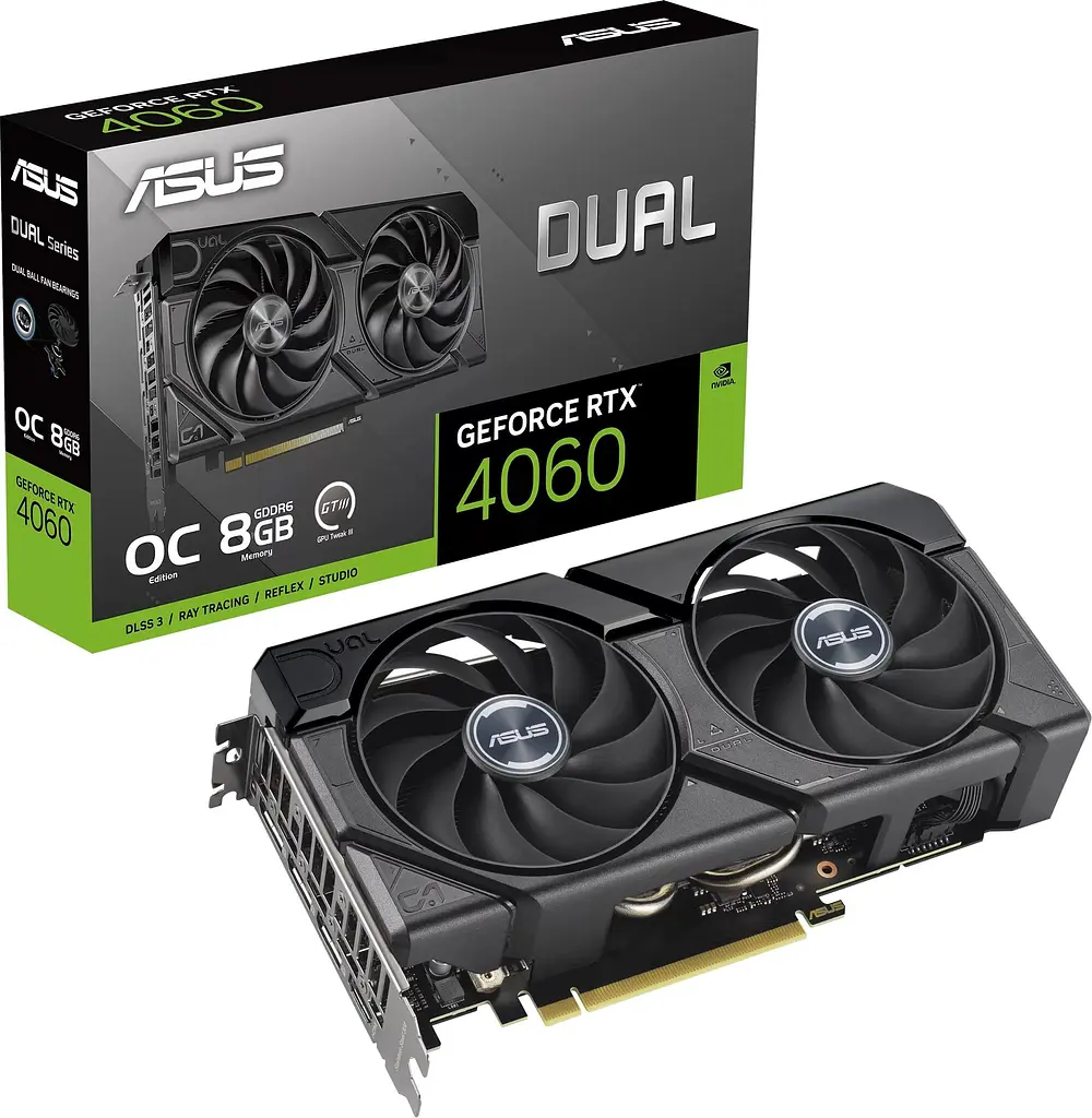 Відеокарта ASUS RTX 4060 8GB DUAL OC (DUAL-RTX4060-O8G) (GDDR6, 128 bit, PCI-E v4.0 x8) Б/в - фото 6
