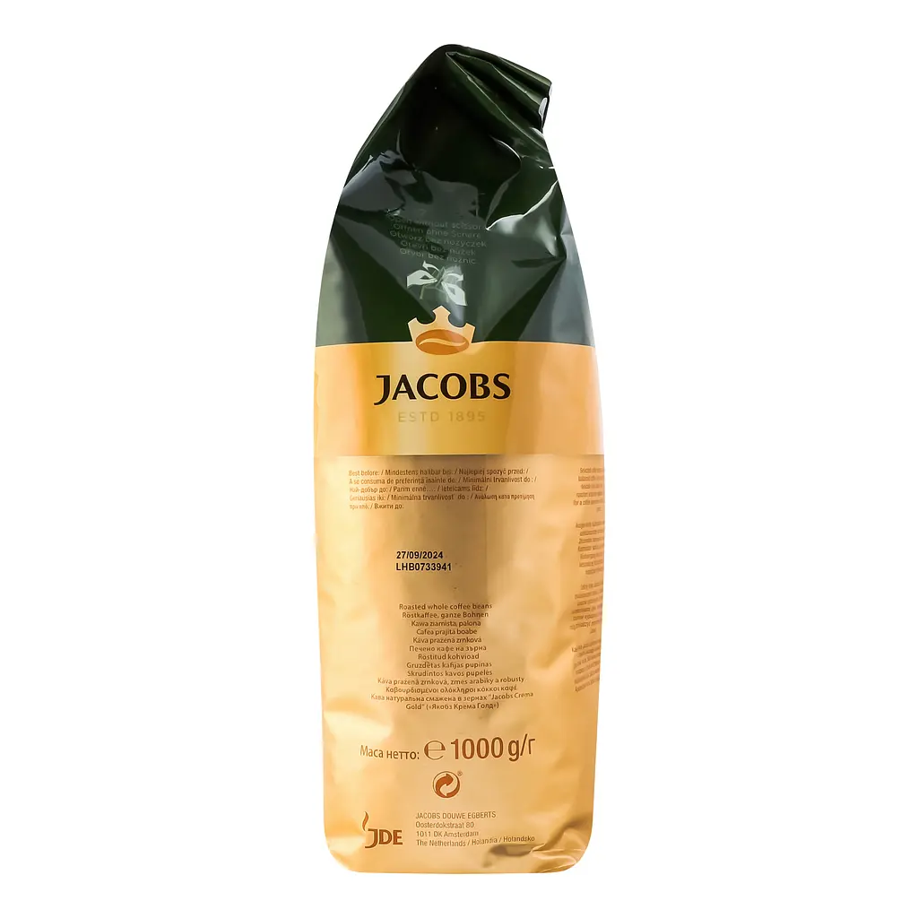 Кава в зернах Jacobs Crema Gold Expertenrostung, 1 кг (852905) - фото 6