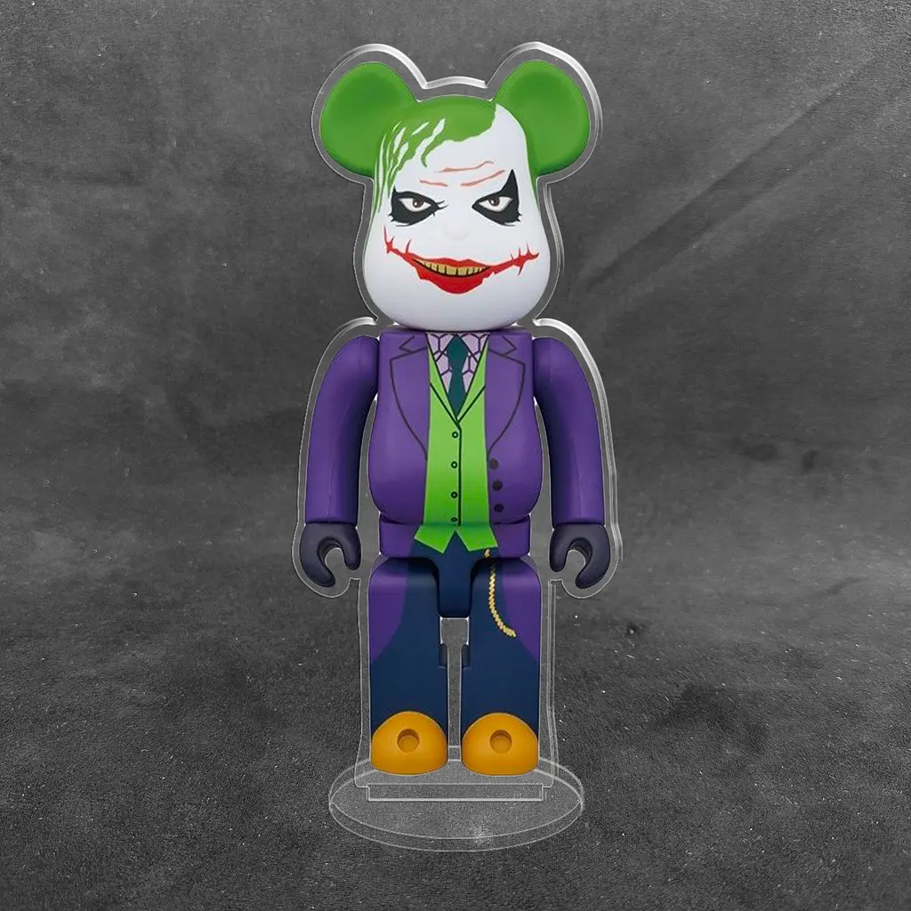 Акрилова колекційна фігурка Bearbrick Joker The Dark Knight - фото 2