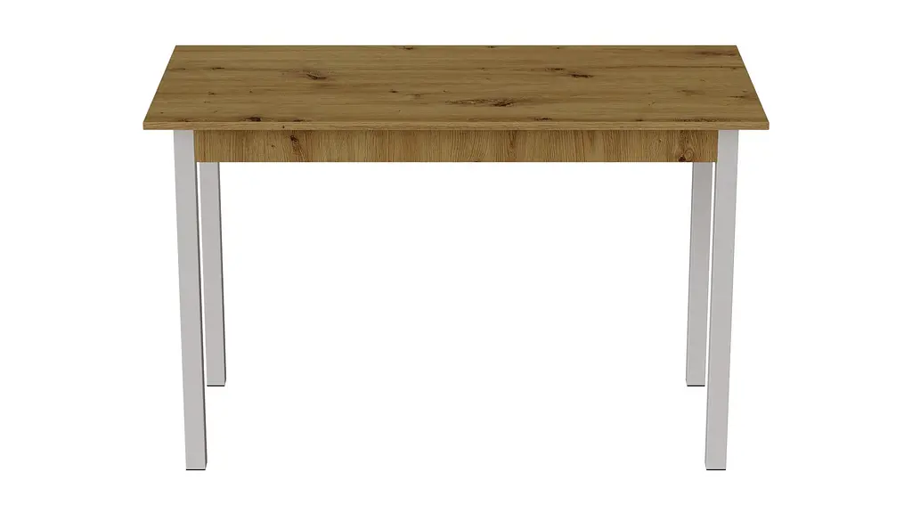 Стіл кухонний Ferrum-decor Маріо 75x120x80 Білий ДСП Дуб Артізан 16мм (FRD-105735) - фото 4