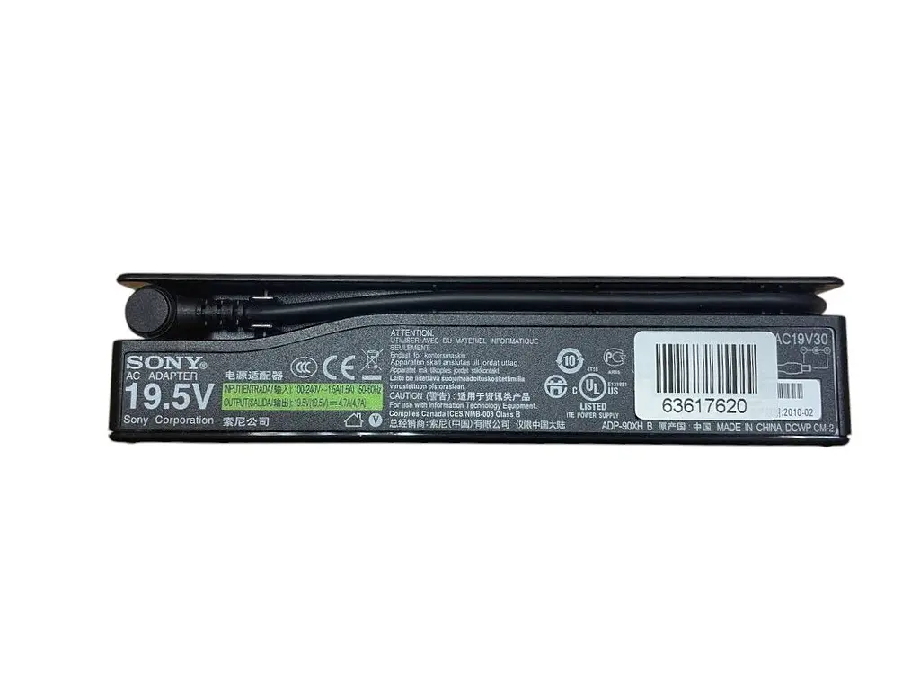 Блок живлення для ноутбука Sony 91W 19.5V 4.7A 6.5x4.4mm VGP-AC19V51 Аналог - фото 2