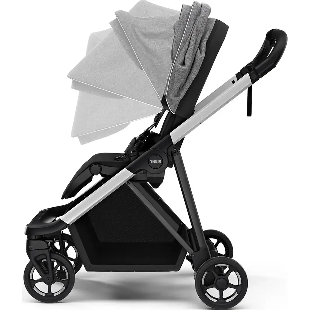 Детская коляска Thule Shine Aluminum/Gray Melange [11400200] [107660] - фото 3